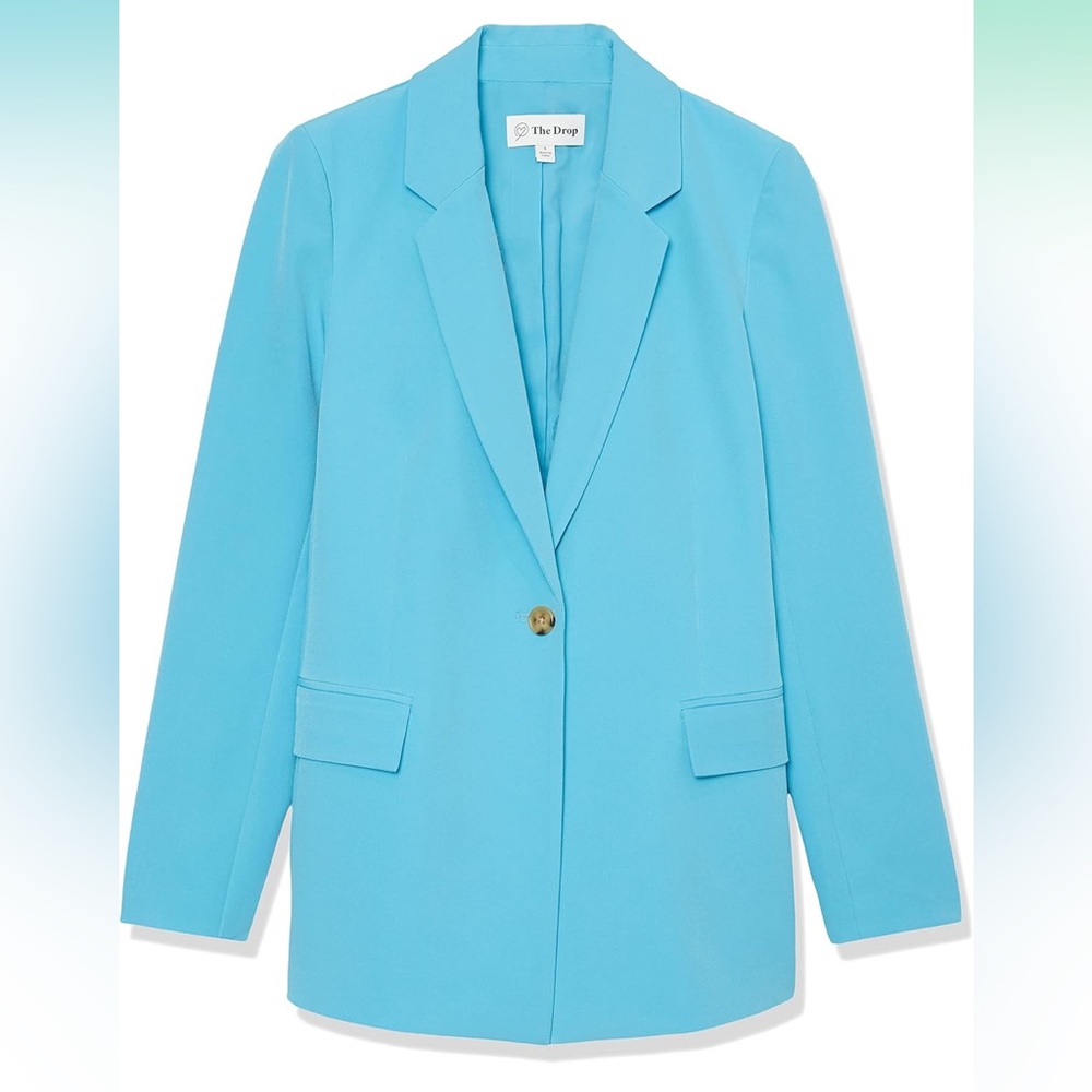 The Drop Women's Vibrant Blue Blazer